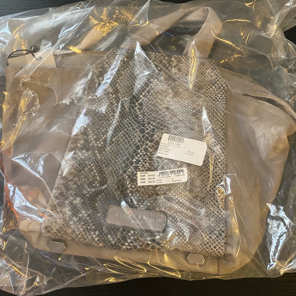 Liebeskind Berlin Genuine Goat Leather Satchel Bag - Picture 5 of 8